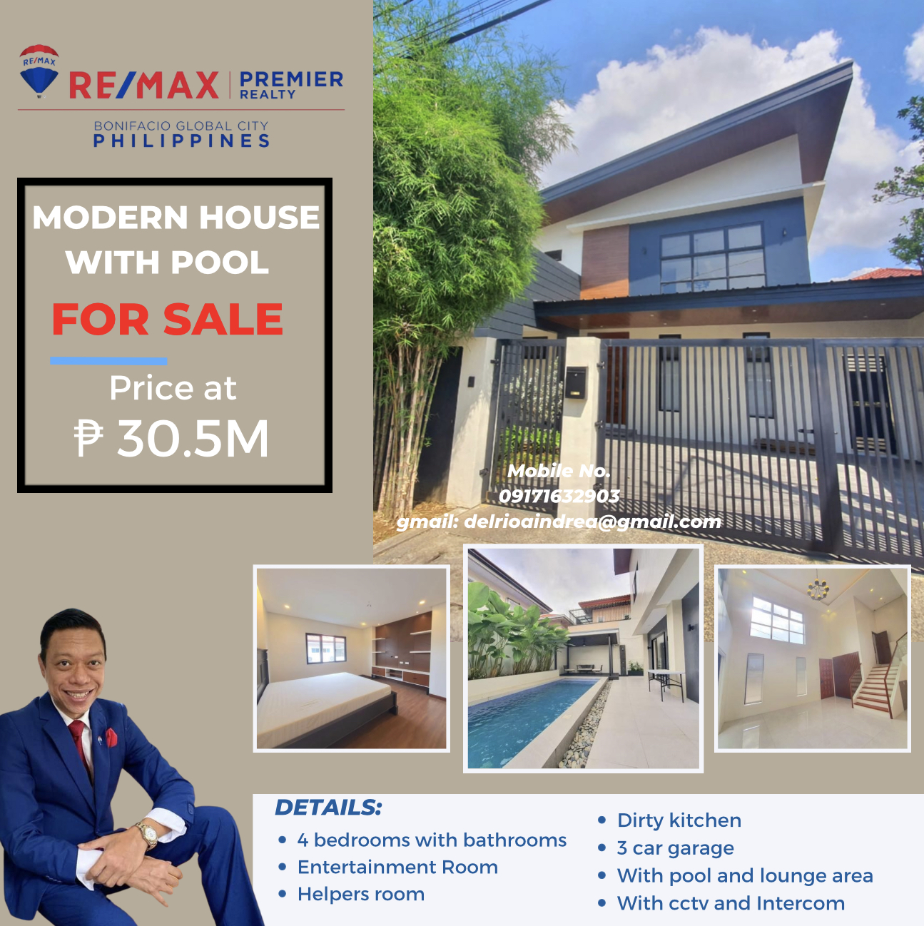 MODERN HOUSE WITH POOL FOR SALE‼️