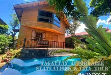 Private house for rent in Tagaytay with 3br and pool Magallanes Drive