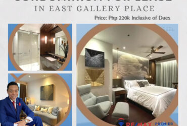 CONDOMINIUM FOR LEASE in East Gallery Place‼️