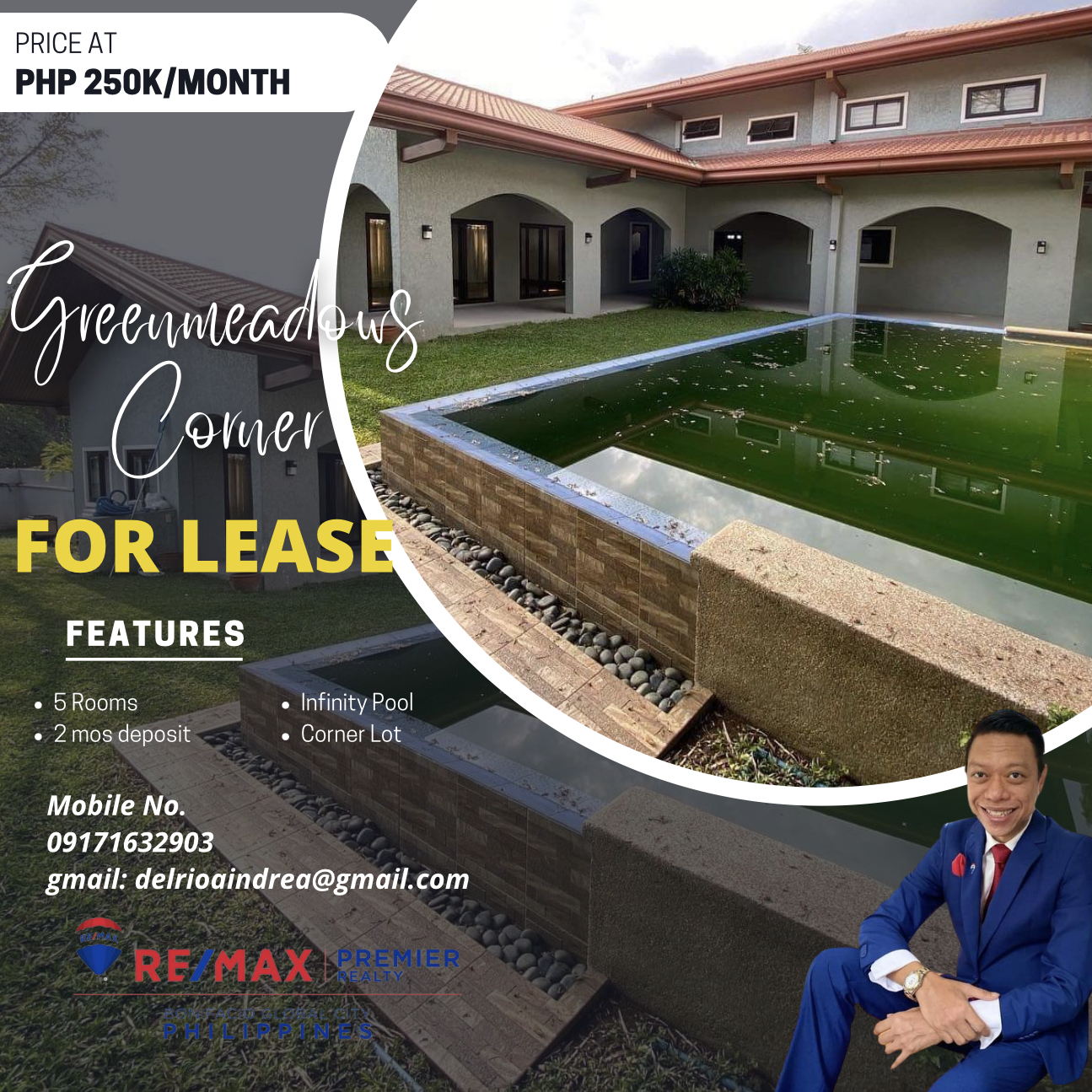 House and Lot for Lease in Greenmeadows Corner‼️