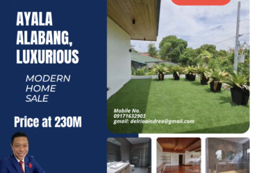 Ayala Alabang Luxurious Modern House for Sale‼️