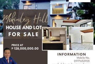 Brand New House and Lot for Sale in Mckinley Hill‼️