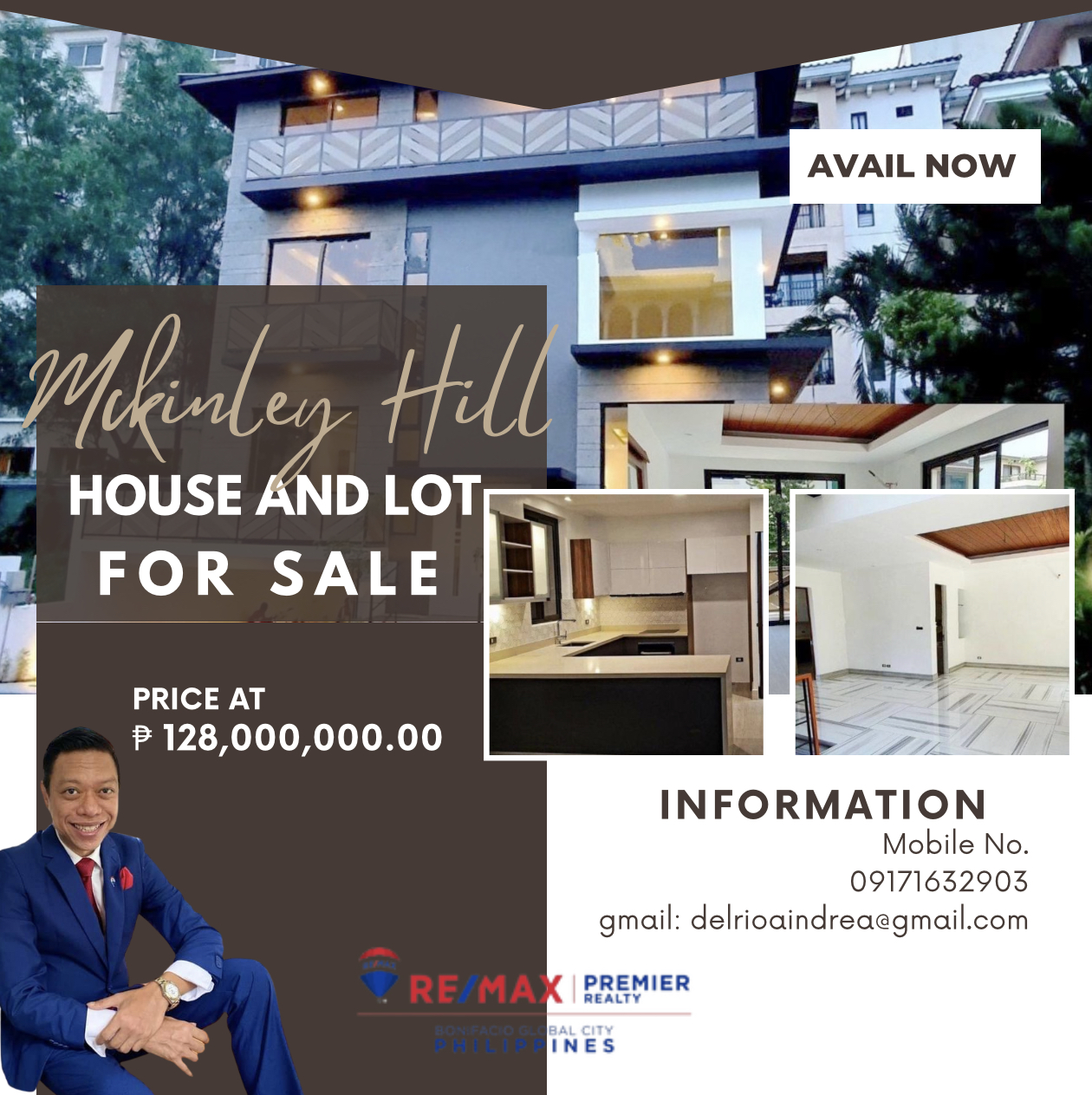Brand New House and Lot for Sale in Mckinley Hill‼️