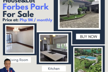 HOUSE AND LOT FOR LEASE in Forbes Park‼️