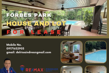 HOUSE AND LOT FOR LEASE in Forbes Park‼️