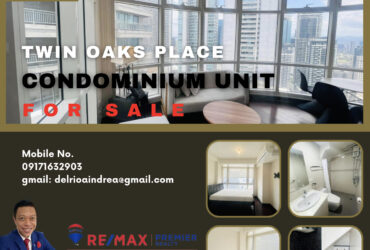 FOR SALE Condominium Unit in Twin Oaks Place, Mandaluyong City‼️