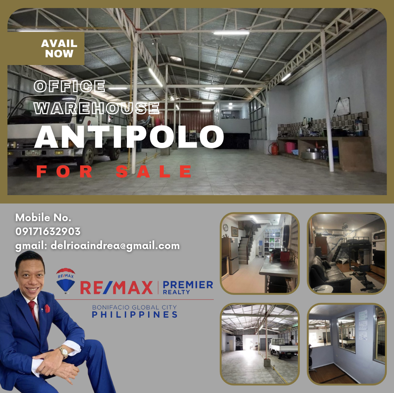 Antipolo City, Rizal – Office Warehouse for Sale‼️