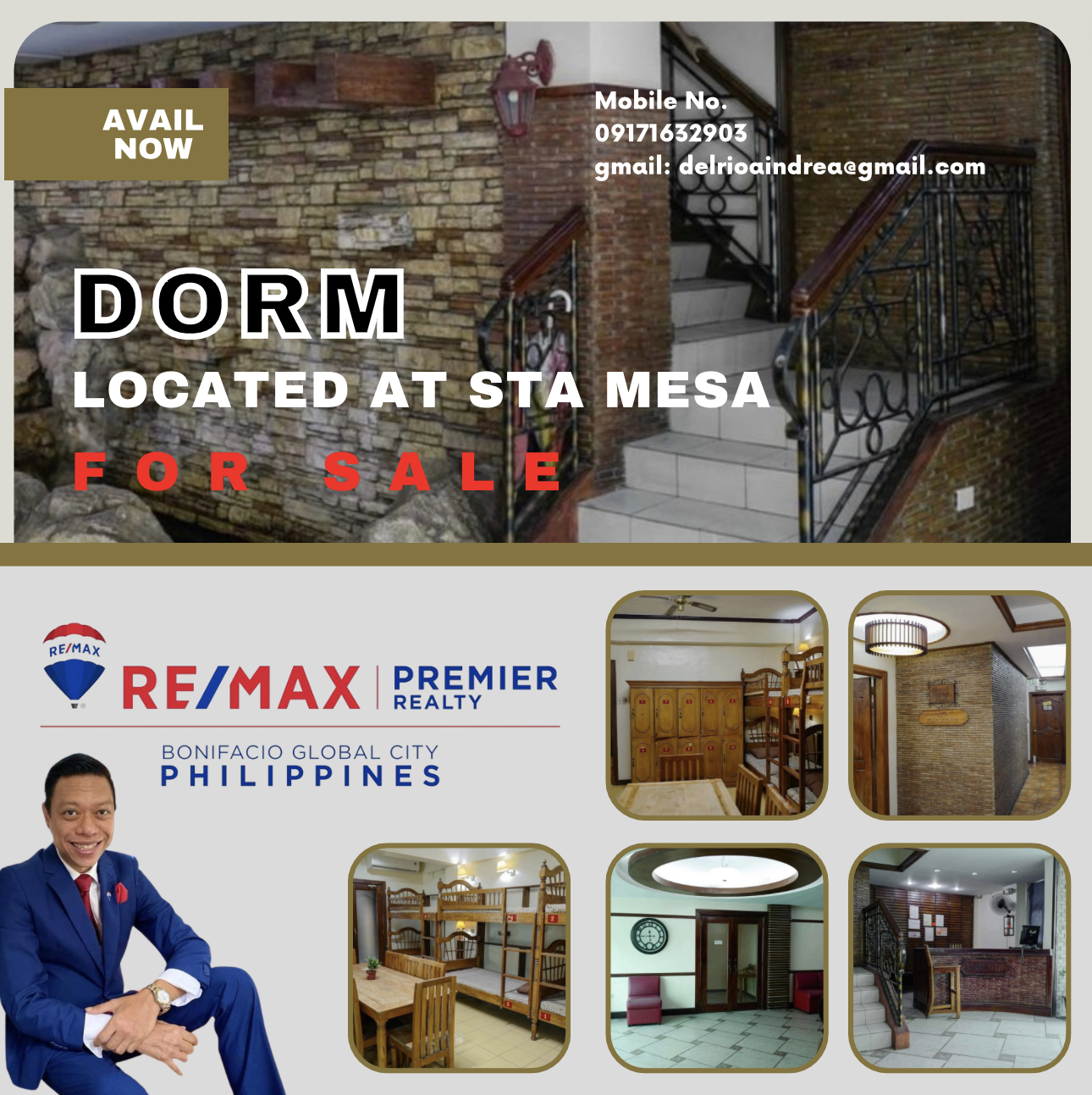 DORM located at Sta. Mesa Manila for Sale‼️
