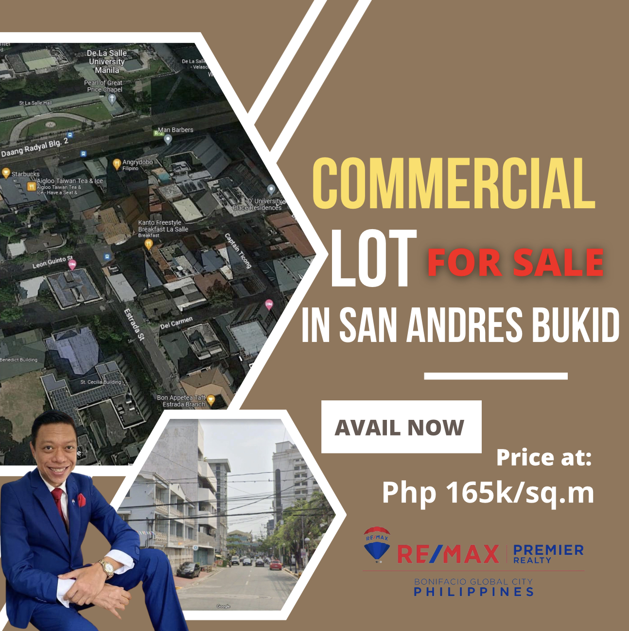 COMMERCIAL LOT FOR SALE in San Andres Bukid‼️