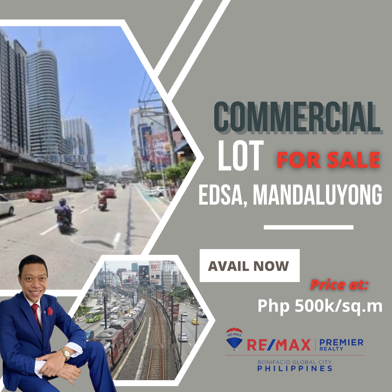 COMMERCIAL LOT FOR SALE in Edsa, Mandaluyong‼️