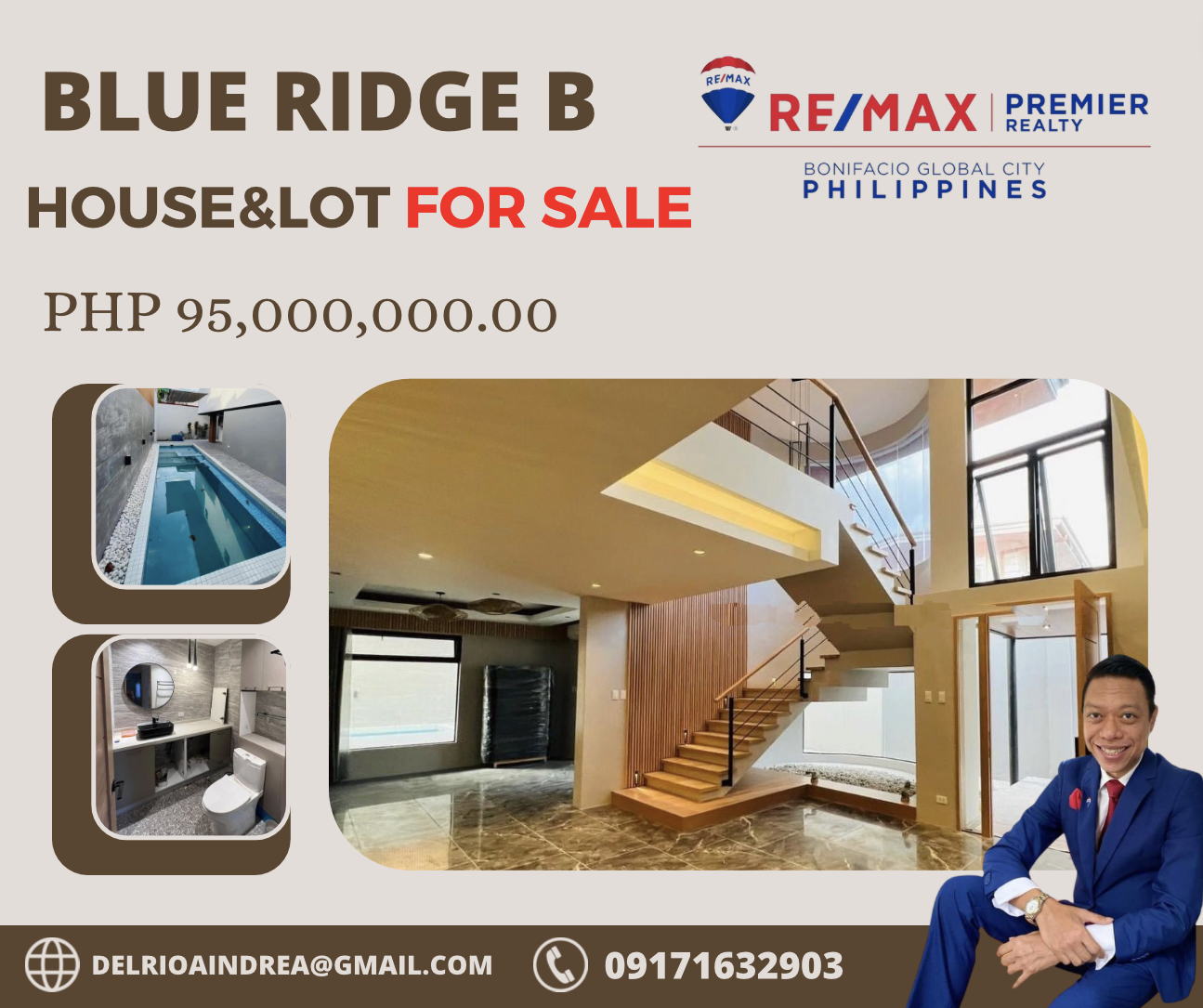HOUSE AND LOT FOR SALE in Blue Ridge B, Quezon City‼️