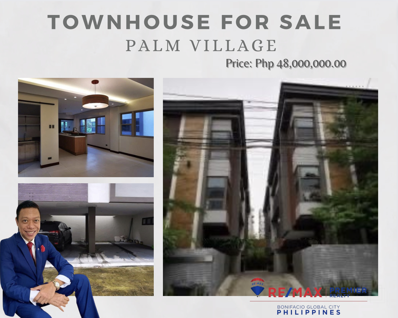 TOWNHOUSE FOR SALE in Palm Village, Makati City‼️