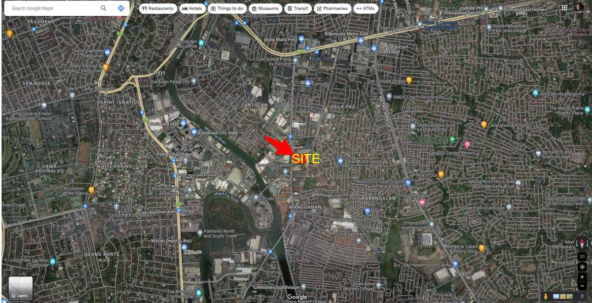 1559 sqm Commercial Lot for Sale Pasig City Near Eastwood City Good for Condominium