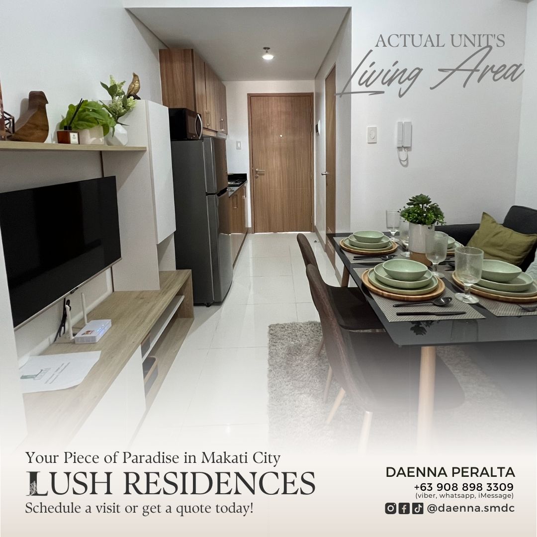Private: 1 BR unit at Lush Residence Makati