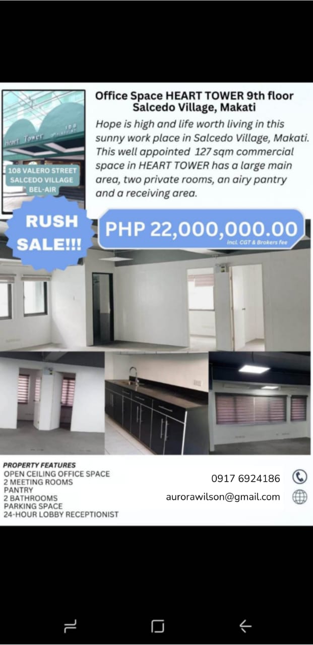 Rush Sale Office Space