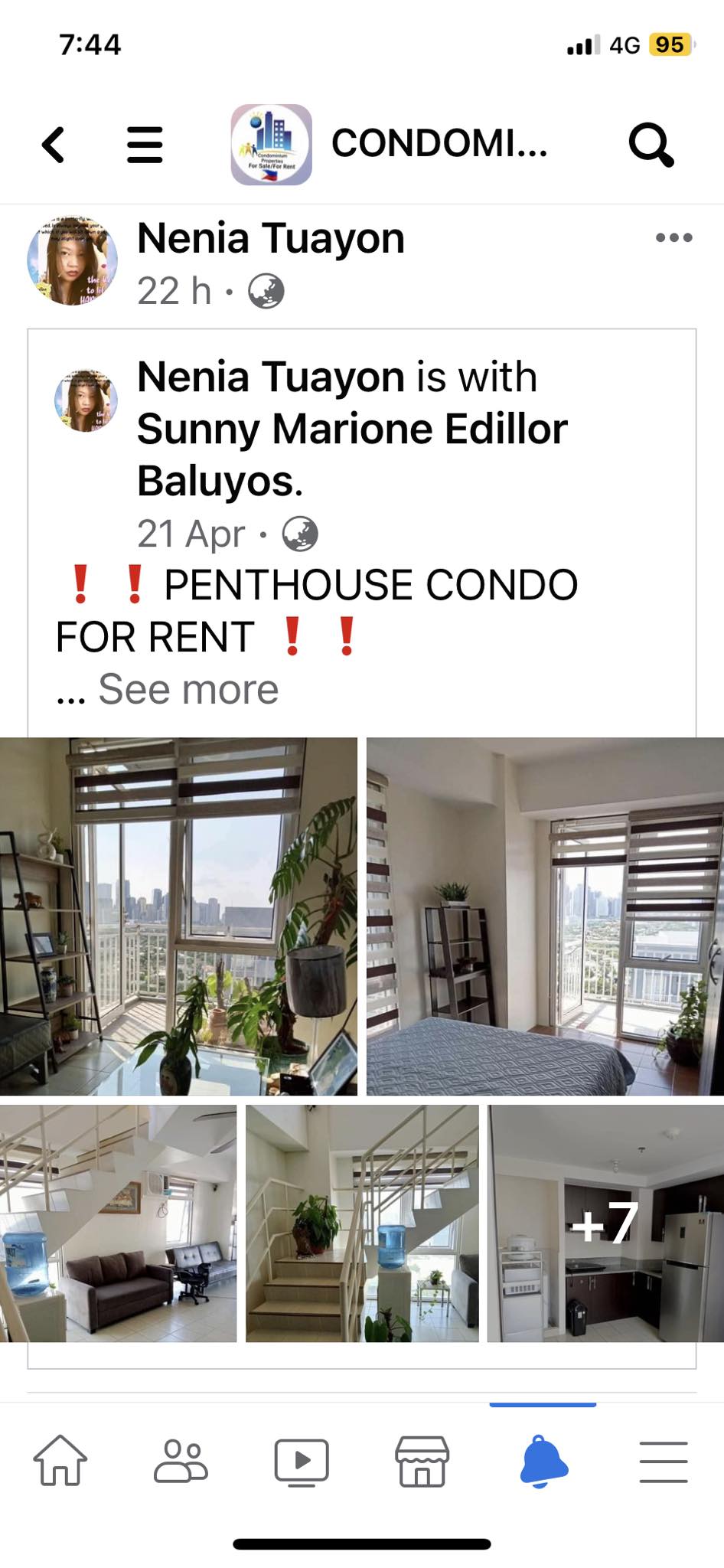 The Penthouse Condo Unit at Pasig City in Manila which is available for Rent!!